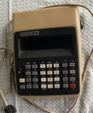 Calculator programabil rom&acirc;nesc Felix CE130P, vintage, de colecție, funcțional, satrea din imagine / istoria informaticii romanesti, 24 x 18 cm