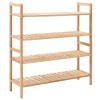 Gossi pantofar din lemn masiv de nuc, 69 x 26 x 81 cm