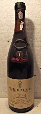 A 98- NEBBIOLO D&amp;#039;ALBA, DOC, STICLA N. 309483 CL 75 GR 12,5 REC. 1981 foto