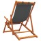 Scaune pliante 2 buc. Material textil gri - 5