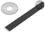 Cablu 3M bandă 1mm litat Cu neecranat PVC negru 30m