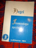 Fenomenologia spiritului - Hegel / editura IRI ,an 1995