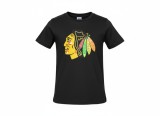 Chicago Blackhawks tricou de copii Primary Logo black - Dětsk&eacute; XL (170 - 176)
