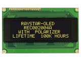 Afișaj OLED Alfanumeric 20x4 Galben 98x60x10mm 16 PIN-uri