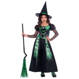 Costum vrajitoare Spider-Witch pentru fete 8-10 ani 134 cm, Oem