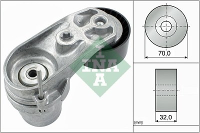 INA 534 0433 10 Intinzator curea, curea distributie foto