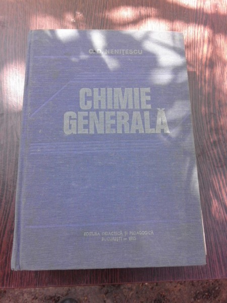 CHIMIE GENERALA - C.D. NENITESCU