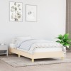 Gossi cadru de pat, crem, 80x200 cm, material textil