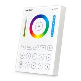 Controller Mi-Light B8 Miboxer Group Control luminozitate, telecomanda cu 8 zone montata pe perete, controler alb pentru temperatura culorii DIM+RGB+C