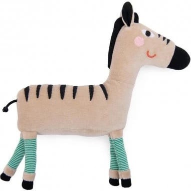 Jucarie textil bebe Zebra, Moulin Roty foto