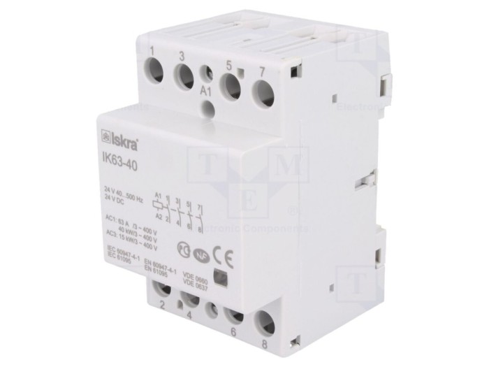 Contactor 4P 63A 24V NO