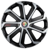 Cumpara ieftin Set 4 Capace Roti Evo Gri-Negru R14, Pentru ALFA ROMEO