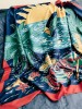Eșarfă pt plajă, Multicolor, Sifon, Marime universala