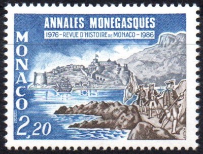 C4767 - Monaco 1986 - Aniversari neuzat,perfecta stare foto