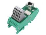 Tranziție RJ45 cu Clichet 24V