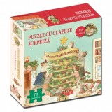 Craciunul Familiei Motanila Carte Puzzle 76 Piese Ilustrata Povesti Copii Lucy Brownridge 5 Ani