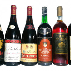 LOT 7 STICLE DE VIN ROȘU - RECOLTARE 1964/70/71/73/87/95