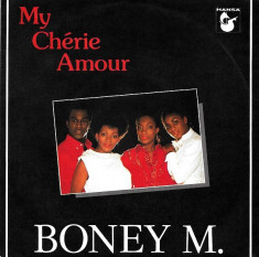 Boney M. - My cherie amour / Sample City (1985, Hansa) Disc vinil single 7&amp;quot; foto