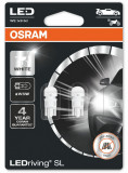 Set 2 Buc Bec Led Osram W5W 12V 1W 2825DWP-02B, OSRAM&reg;
