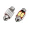 Set becuri auto cu LED CANBUS sofit compatibil C5W 10 SMD 31mm Alb 12/24V,