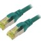 Cablu Patch S/FTP Cat6a Verde LSZH 1m
