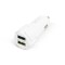 Adaptor auto bricheta 12-24V - 2x USB 2.4A alb 54931WH M`N`C