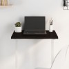 VidaXL Blat de masă maro &icirc;nchis 60x40x2cm, lemn masiv de stejar tratat 3156407