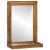 VidaXL Oglindă pentru baie Maro 50 x 22 x 70 cm Lemn Solid de Acacia 4016738