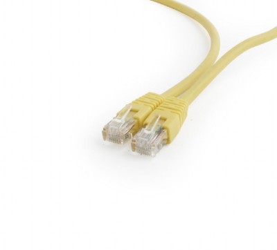 PATCH CORD UTP GEMBIRD Cat6, cupru-aluminiu, 3 m, galben, AWG26, &amp;amp;quot;PP6U-3M/Y&amp;amp;quot; (timbru verde 0.08 lei) foto