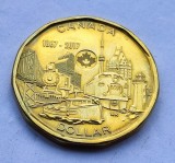 117. Moneda Canada 1 dollar 2017 (Our Home and Native Land)