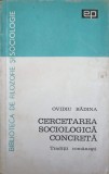 CERCETAREA SOCIOLOGICA CONCRETA-OVIDIU BADINA-351086
