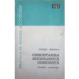 CERCETAREA SOCIOLOGICA CONCRETA-OVIDIU BADINA-351086