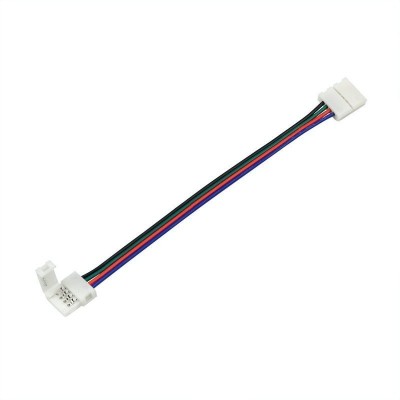 Conector pentru innadire/prelungire banda LED RGB cu 4 fire elSales ELS-CPBRGB, compatibil cu banda LED 10 mm foto