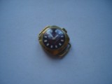 Ceas dame mecanic Prisma Incabloc, defect, cheita blocata, Analog, Casual, Placat cu aur