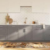 Covor Bucătărie Multicolor vidaXL 60x180 cm, Catifea Moale, Lavabil, Antialunecare, Antibacterian, Reduce Zgomotul