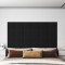 vidaXL Panouri de perete 12 buc. negru 30x30 cm țesătură 1,08m&sup2;