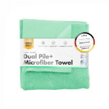 Laveta Microfibre ChemicalWorkz Dual Pile Towel, 550 GSM, 40 x 40cm, Verde Deschis