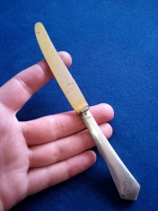 Cutit cu maner de argint 800 Austria