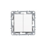 Nova comutator candelabru 10A 250V fără cadru 105 alb