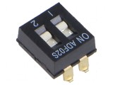 Comutator DIP-SWITCH 2 Sec&Aring;&pound;iuni OFF-ON 0,025A 24VDC