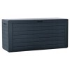 Lada Depozitare Gradina Antracit 280L 116x44x55 cm Woodenbox Prosperplast Impermeabila