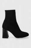 Aldo botine Rowallan femei, culoarea negru, cu toc drept, 13620996Rowallan