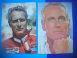 HOPCT LOT NR 1334 PAUL NEWMAN -ACTORI / ARTISTI-2 CARTI POSTALE-NECIRCULATE