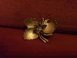 Brosa vintage Floare cu 3 petale - anii &#039;60