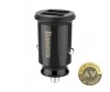 Incarcator Auto Baseus Grain 10W 2.4A 2 x USB-A Negru CCALL-ML01