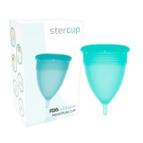 Cupa menstruala silicon Stercup marimea L Turcoaz