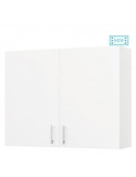 Dulap Baie Suspendat Roma 80 cm Alb, Front MDF, 2 Usi, Polita, Mobilier Baie