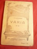 V.Alecsandri- Varia - BPTnr.188 interbelica Ed.Universala Alcalay ,96 pag