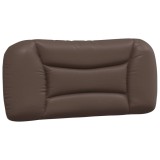 Cumpara ieftin Perna pentru tablie pat, Hvar, maro, 80 cm, piele artificiala