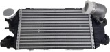 Intercooler Hyundai Tucson; Kia Sportage, motor: 1.6 T-GDI, 1.6 T-GDI Hybrid, iesire - conector rapid dreapta, OEM/OES, Aluminiu/ Plastic brazat,